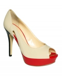 With their trendy platform sole and sexy cutout details, you'll fall in love with Marc Fisher's Tumble peep-toe pumps! Featuring a high covered heel, they're available in a choice of fashion colors. A Macy's Exclusive! With their trendy platform sole and sexy cutout details, you'll fall in love with Marc Fisher's Tumble peep-toe pumps! Featuring a high covered heel, they're available in a choice of fashion colors. A Macy's Exclusive!