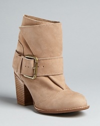 Think big-style impact-with these Splendid booties, which feature oversized buckled ankle straps that make suede standbys standouts. Think big-style impact-with these Splendid booties, which feature oversized buckled ankle straps that make suede standbys standouts.
