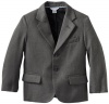 Kitestrings Boys 2-7 Toddler Gabardine Blazer, Charcoal, 2T