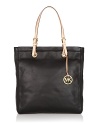 An incomparably chic tote from MICHAEL Michael Kors in luxe pebbled leather.