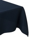 Bardwil Cobblestone 60-inch By 84-inch Oblong / Rectangle Tablecloth, Navy