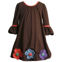 Size-6 BNJ-4451-B BROWN BELL SLEEVE MULTI BUTTON FLOWER BUBBLE KNIT Special Occasion Girl Party Dress,B34451 Bonnie Jean LITTLE GIRLS Size-6 BNJ-4451-B BROWN BELL SLEEVE MULTI BUTTON FLOWER BUBBLE KNIT Special Occasion Girl Party Dress,B34451 Bonnie Jean LITTLE GIRLS