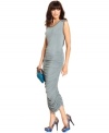 Go for a sleek & chic soiree look with this RACHEL Rachel Roy maxi dress -- the ruching adds extra flirt!