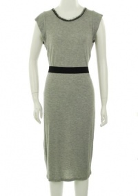 Robert Rodriguez Round Neck Knit Dress Heather Grey 10 Robert Rodriguez Round Neck Knit Dress Heather Grey 10