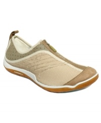 Zip 'em up and go. Merrell's Lorelei sneaker are made of cool leather and mesh and feature stitching detail and a zipper that stretches up the vamp. Zip 'em up and go. Merrell's Lorelei sneaker are made of cool leather and mesh and feature stitching detail and a zipper that stretches up the vamp.