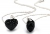 Authentic Black Diamond Color Heart Shape Pendant Crystals. Now At Our Lowest Price Ever but Only for a Limited Time!(chain Not Included)