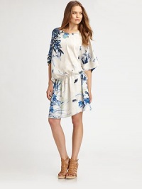 Simply sophisticated, this floral-print sheath features an elasticized waist for a more defined silhouette.BoatneckThree-quarter sleevesAllover printDropped, elasticized waistAbout 23 from natural waistPolyesterDry cleanMade in Italy Model shown is 5'9 (175cm) wearing US size 4. Simply sophisticated, this floral-print sheath features an elasticized waist for a more defined silhouette.BoatneckThree-quarter sleevesAllover printDropped, elasticized waistAbout 23 from natural waistPolyesterDry cleanMade in Italy Model shown is 5'9 (175cm) wearing US size 4.