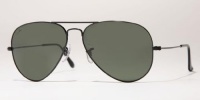 Ray-Ban RB3025 Aviator Large Metal Sunglasses 58 mm,Non-Polarized, Black/G-15XLT Ray-Ban RB3025 Aviator Large Metal Sunglasses 58 mm,Non-Polarized, Black/G-15XLT