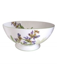 A natural for casual dining, the Althea Nova vegetable bowl by Villeroy & Boch features durable porcelain planted with delicate herbs for a look that's fresh from the garden. With green trim. A natural for casual dining, the Althea Nova vegetable bowl by Villeroy & Boch features durable porcelain planted with delicate herbs for a look that's fresh from the garden. With green trim.
