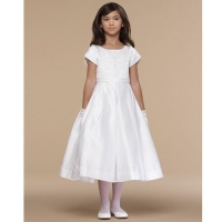 Us Angels Girls White Tulip First Communion Dress 8 Us Angels Girls White Tulip First Communion Dress 8