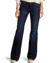 7 For All Mankind Women's Petite Dojo Short Inseam Jean in Midnight New York Dark