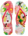 Havaianas Kids Slim Tinker Bell Flip Flop (Toddler/Little Kid),White,27-28 BR (11-12 M US Little Kid)