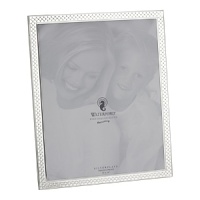 The delicate cross-beaded design that has made Waterford's Padova Fine Flatware and Dinnerware a perennial favorite now adorns this gorgeous 8x10 silverplated picture frame that bears its special name. The frame is lacquered to resist tarnish. Comes elegantly gift boxed with a special Waterford gray flannel pouch. The delicate cross-beaded design that has made Waterford's Padova Fine Flatware and Dinnerware a perennial favorite now adorns this gorgeous 8x10 silverplated picture frame that bears its special name. The frame is lacquered to resist tarnish. Comes elegantly gift boxed with a special Waterford gray flannel pouch.