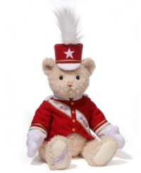 Follow his lead. This friendly teddy bear marches right out of the Macy's Thanksgiving Day Parade and into your arms in his official red, white and gold bandleader getup. Follow his lead. This friendly teddy bear marches right out of the Macy's Thanksgiving Day Parade and into your arms in his official red, white and gold bandleader getup.
