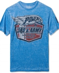Throw on a pair of distressed denim with this burnout t-shirt by 3rd & Army for the ultimate laid-back vibe. Throw on a pair of distressed denim with this burnout t-shirt by 3rd & Army for the ultimate laid-back vibe.