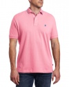 IZOD Men's Slim Fit Solid Pique Polo With Tipping