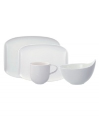 Toss out old notions of dinnerware with the cutting-edge design and fluid beauty of Urban Nature place settings. Offering durability and chic style in bright white porcelain, it's a must for modern tables from Villeroy & Boch. Toss out old notions of dinnerware with the cutting-edge design and fluid beauty of Urban Nature place settings. Offering durability and chic style in bright white porcelain, it's a must for modern tables from Villeroy & Boch.