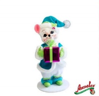 2012 Annalee Dolls 6 *Winter Whimsy Boy Mouse* Comes Bearing a Gift 2012 Annalee Dolls 6 *Winter Whimsy Boy Mouse* Comes Bearing a Gift