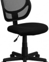 Flash Furniture WA-3074-BK-GG Mid-Back Black Mesh Task and Computer Chair