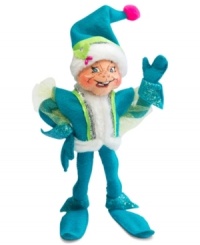All is bright. See a whole new side of Santa's little helpers with an elf that dazzles in neon, glitter and tulle. With the unmistakable whimsy and soft, flexible features of Annalee dolls. All is bright. See a whole new side of Santa's little helpers with an elf that dazzles in neon, glitter and tulle. With the unmistakable whimsy and soft, flexible features of Annalee dolls.
