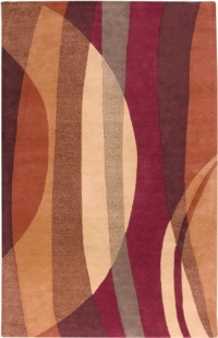 Area Rug 2x3 Rectangle Contemporary Wine Color - Surya Naya Rug from RugPal Area Rug 2x3 Rectangle Contemporary Wine Color - Surya Naya Rug from RugPal