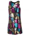 Let her style shine with this shimmery and fun dress from Marmellata.