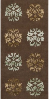 Area Rug 2x8 Runner Transitional Brown-Tan Color - Surya Tamira Rug from RugPal Area Rug 2x8 Runner Transitional Brown-Tan Color - Surya Tamira Rug from RugPal