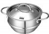 Cooks Standard Multi-Ply Clad Stainless-Steel Universal Steamer Insert with Lid