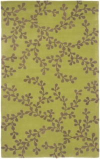 Area Rug 5x8 Rectangle Transitional Lime Color - Surya Artist Studio Rug from RugPal