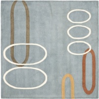 Area Rug 6x6 Square Contemporary Blue - Multi Color Color - Safavieh Soho Rug from RugPal Area Rug 6x6 Square Contemporary Blue - Multi Color Color - Safavieh Soho Rug from RugPal