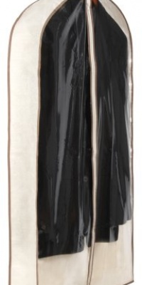 DAZZ Gusseted Suit Garment Bag with Cedar, Natural Canvas DAZZ Gusseted Suit Garment Bag with Cedar, Natural Canvas