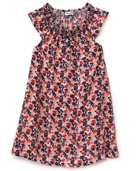 Sundress weather sets her free to revel in the bold floral colors of Splendid Little's cute smocked dress. Sundress weather sets her free to revel in the bold floral colors of Splendid Little's cute smocked dress.