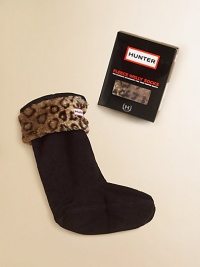 Spirited leopard spots on an ultra cozy lining, fits perfectly in your little one's boots for added protection from dampness and chills.Logo detail at the foldover cuff Polyester; machine wash Imported Spirited leopard spots on an ultra cozy lining, fits perfectly in your little one's boots for added protection from dampness and chills.Logo detail at the foldover cuff Polyester; machine wash Imported