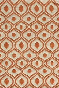 Bliss Collection BLISSBS-09ORG3656 Area Rug