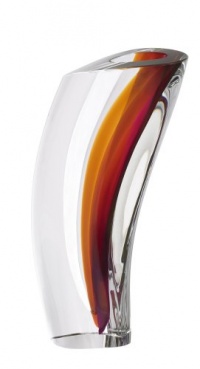 Kosta Boda Aria Amber/Pink Vase Kosta Boda Aria Amber/Pink Vase