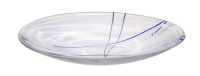 Kosta Boda Contrast Dish, White Kosta Boda Contrast Dish, White