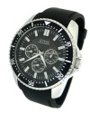 Guess Men's U10609G1 Black Stainless-Steel Quartz Watch with Black Dial