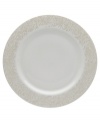 A soft, feminine look with Denby durability, these Lucille Gold dinner plates promise lasting style and modern grace. In a pattern inspired by vintage lace and designed by English stylemaker, Monsoon, shimmering gold swirls adorn creamy porcelain in this set of dinnerware. The dishes are beautiful for every day and occasion.