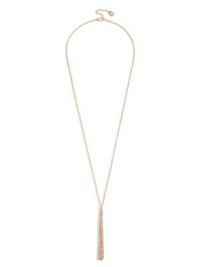 GUESS Gold-Tone Pavé Pendant Necklace GUESS Gold-Tone Pavé Pendant Necklace