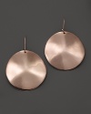 These modern earrings from Ippolita are luxe in polished rosegold, shaped to exude a freeform look.