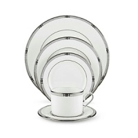 Crafted of Lenox fine bone china accented with 24 karat gold and precious platinum. Dishwasher-safe. Crafted of Lenox fine bone china accented with 24 karat gold and precious platinum. Dishwasher-safe.