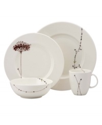 A flourish of thistles and starkly elegant vines add natural charm to this place setting. The perfect dinnerware collection for everyday to formal dining, Flourish place settings go easily from oven to table to dishwasher. A flourish of thistles and starkly elegant vines add natural charm to this place setting. The perfect dinnerware collection for everyday to formal dining, Flourish place settings go easily from oven to table to dishwasher.