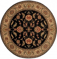 Ashara Agra Black Rug Size: Round 8'8 Ashara Agra Black Rug Size: Round 8'8