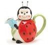 Large 42 Oz Ladybug Teapot For Kitchen Decor
