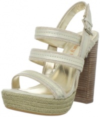 Luxury Rebel Women's Jolie Platform Sandal,Platinum,36 EU/6 M US Luxury Rebel Women's Jolie Platform Sandal,Platinum,36 EU/6 M US