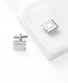 They always fit. Season to season, these Geoffrey Beene cufflinks will be your constant companions.