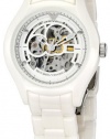 Emporio Armani Women's AR1428 Meccanico Skeleton Dial Watch