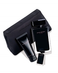 Narciso rodriguez offers the utlimate sophisticated Mother's Day four-piece gift set featuring the 3.3 oz. eau de toilette along with a miniature, a new hand cream formula and a black couture pouch - all for the price of the spray! Narciso rodriguez offers the utlimate sophisticated Mother's Day four-piece gift set featuring the 3.3 oz. eau de toilette along with a miniature, a new hand cream formula and a black couture pouch - all for the price of the spray!