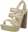 Luxury Rebel Women's Jolie Platform Sandal,Gold,38 EU/8 M US