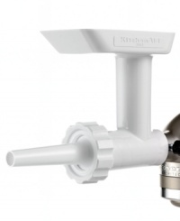 Includes two sizes: 3/8 and 5/8. Use with your food grinder attachment when making sausages. Fits all KitchenAid stand mixers. Model SSA. Includes two sizes: 3/8 and 5/8. Use with your food grinder attachment when making sausages. Fits all KitchenAid stand mixers. Model SSA.
